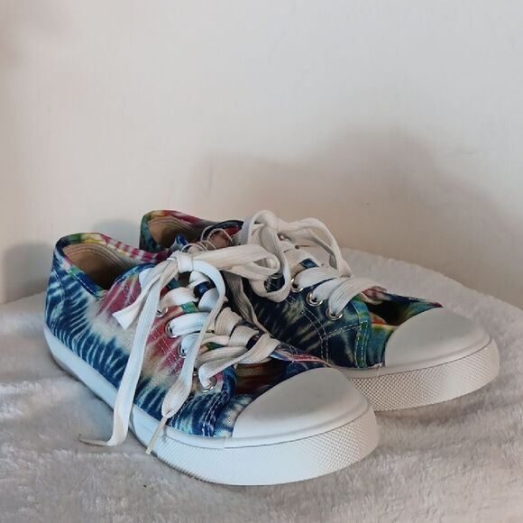 Bobbie Brooks Colorful Tie-Dye Sneakers - Picture 1 of 7